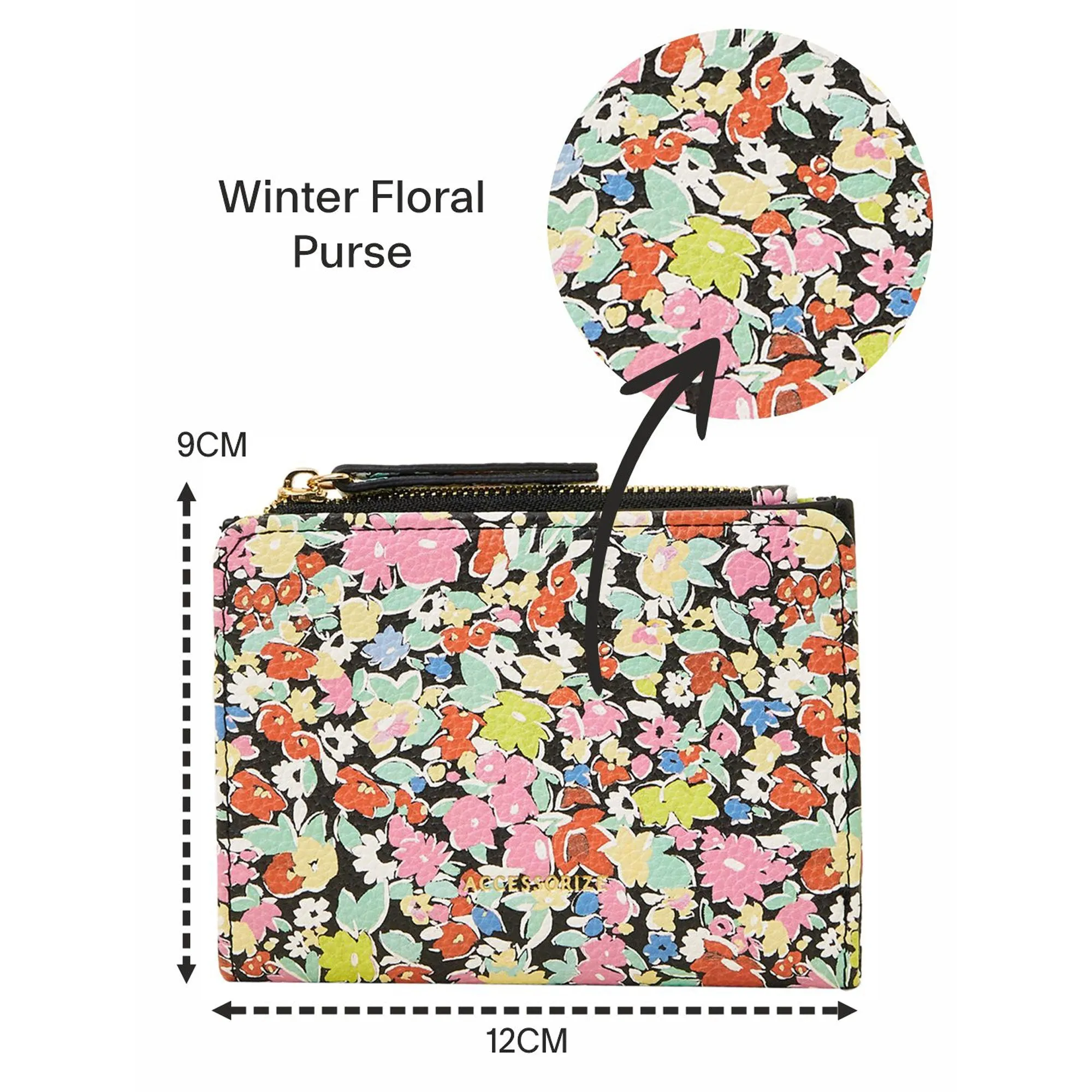 Accessorize London Women's Winter Floral Purse