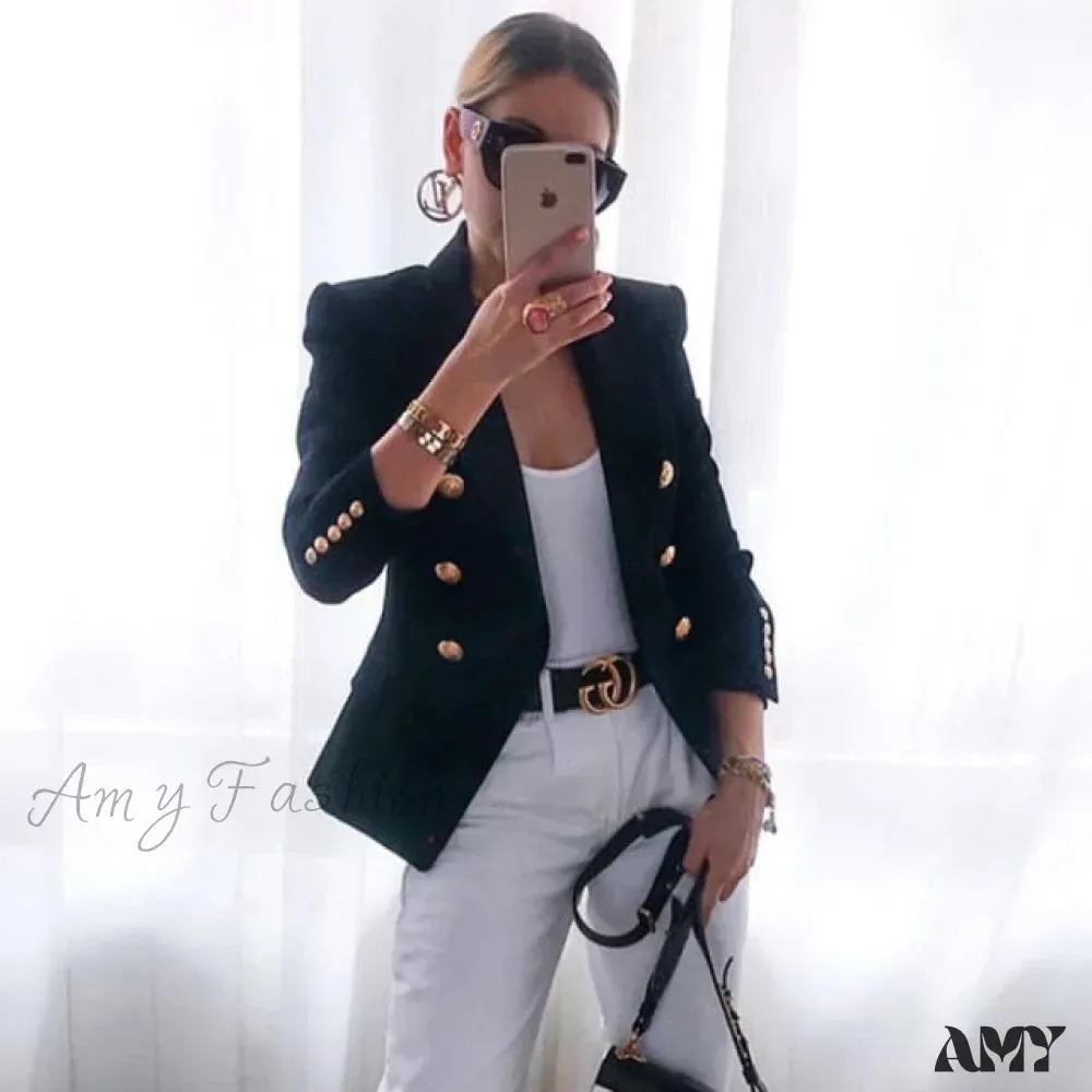 Amy Fashion - New Formal Female Jacket Blazer