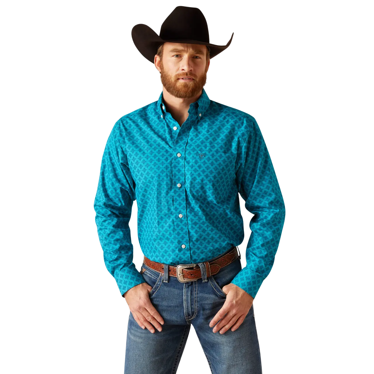 Ariat Men's Wrinkle Free Gael Fitted Shirt