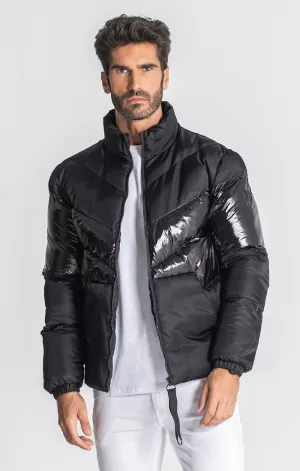 Black Division Puffer Jacket