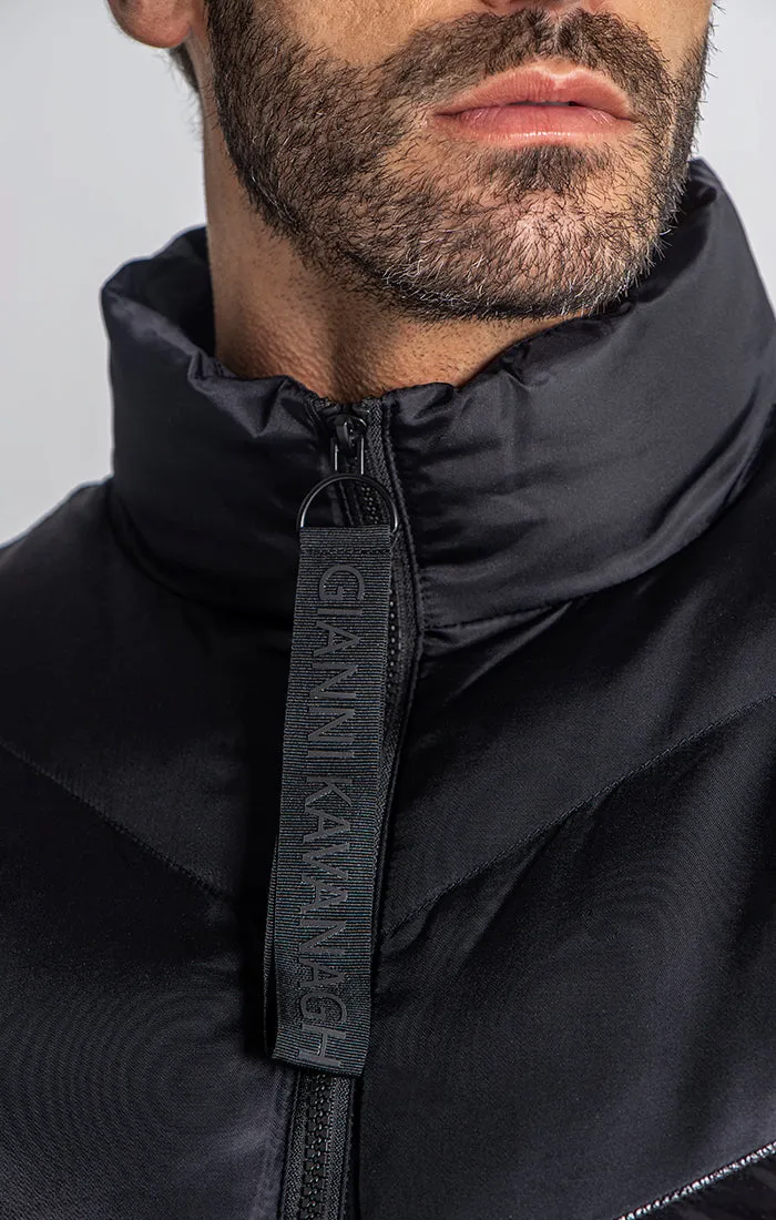 Black Division Puffer Jacket