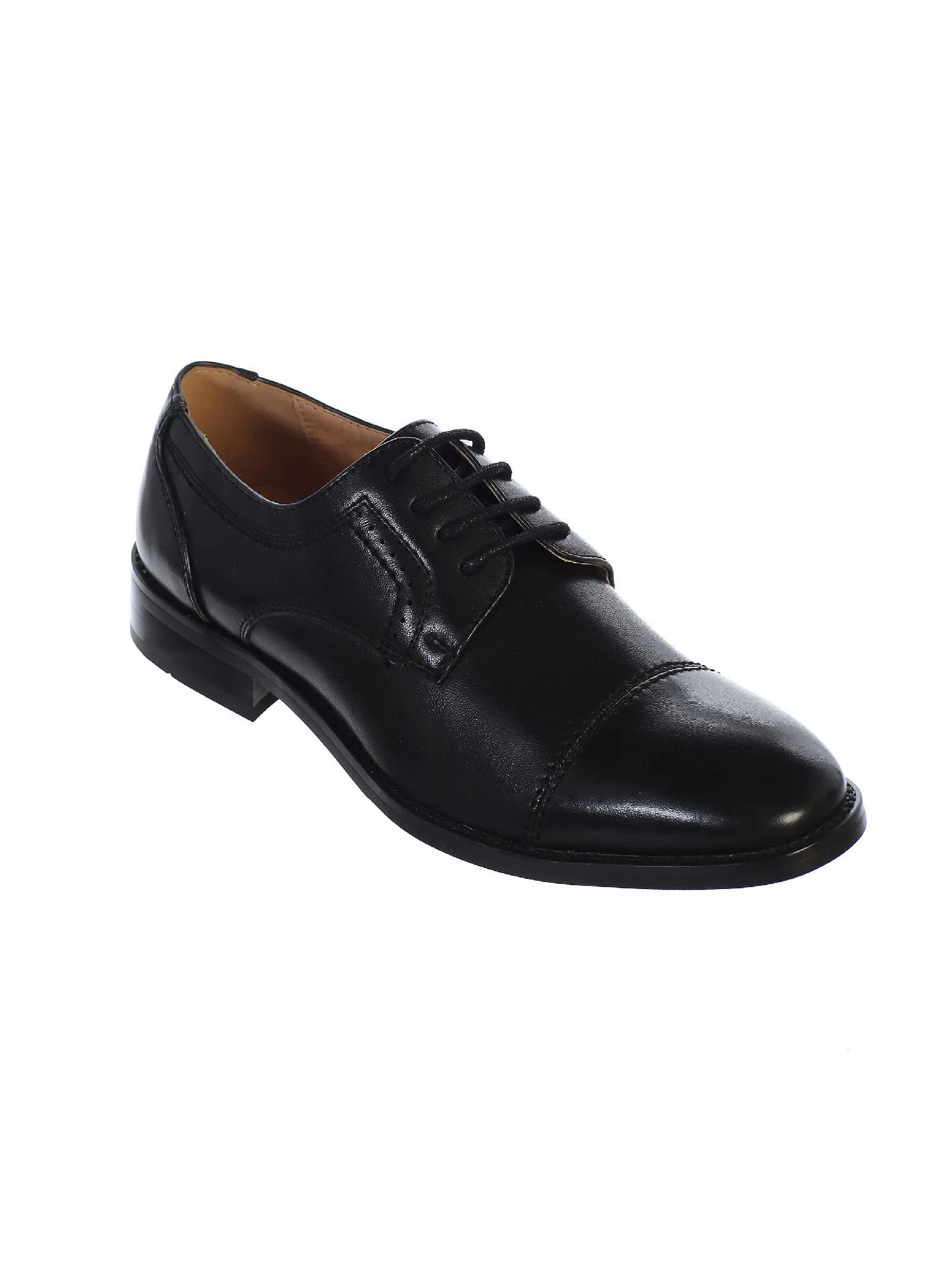 Boys Black Laces Oxford Shoes 5-10 Toddler