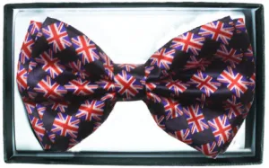 british flag bow tie Case of 72