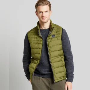 Bugatti Lightweight Gilet | Green / Navy / Stone