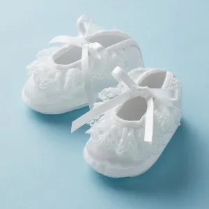 Ceremony collection- Lace Embellished Baby Shoes