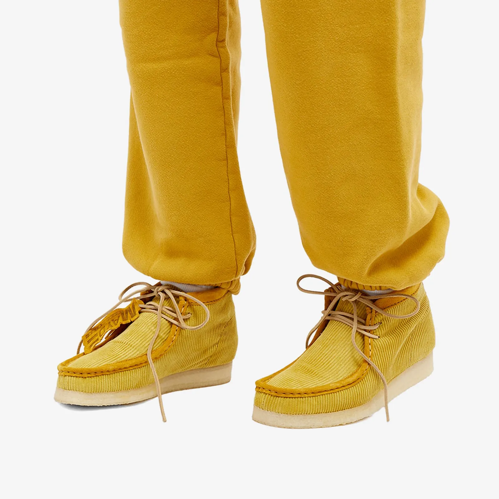 Clarks Originals Mayde Wallabee Boots, Yellow