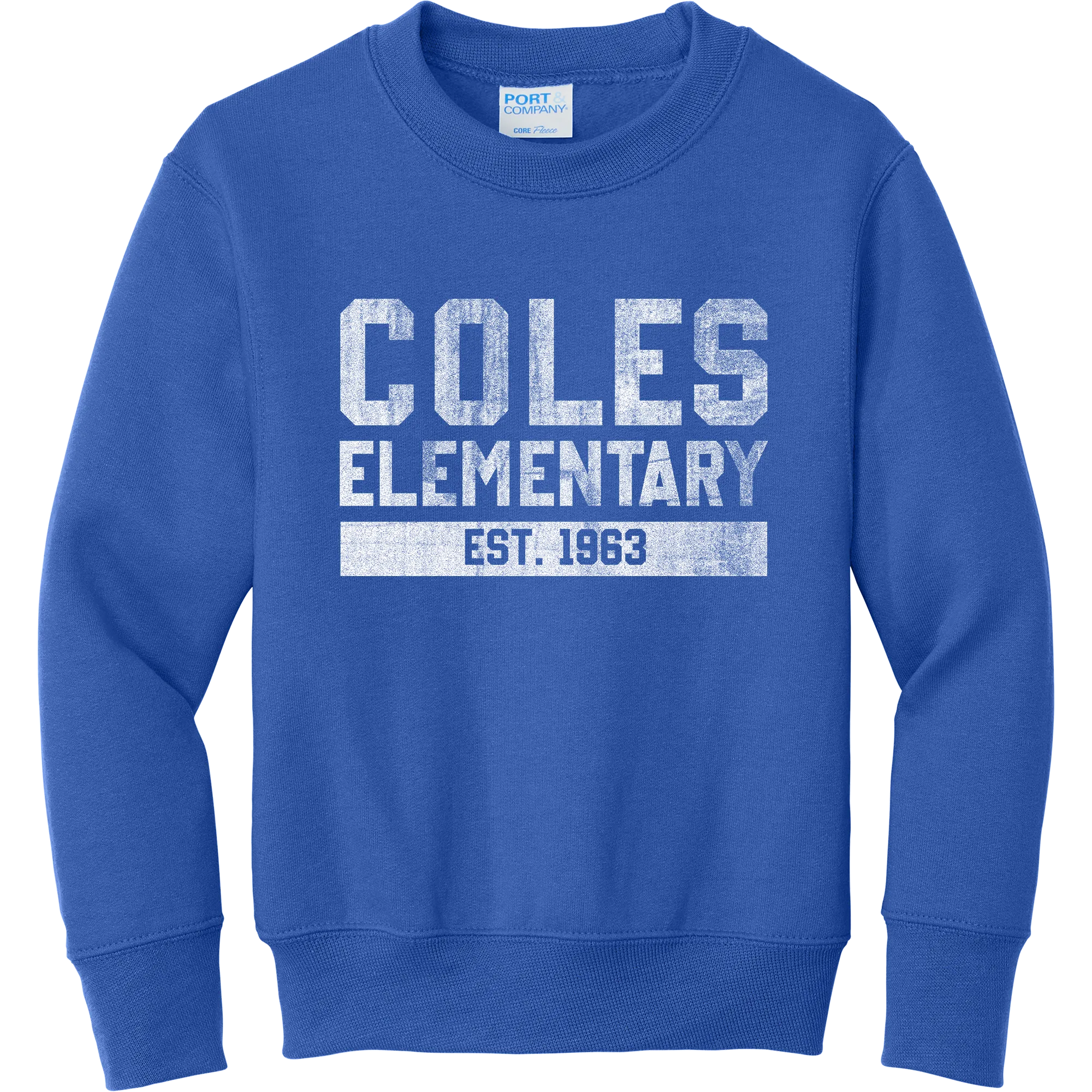 Coles Elementary Youth Core Fleece Crewneck Sweatshirt