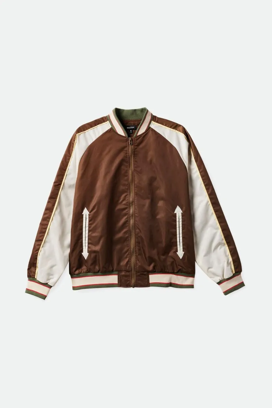 Dillinger Souvenir Bomber Jacket - Dark Earth/Whitecap/Olive Surplus