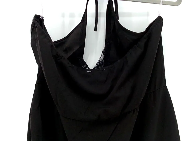 Elegant Black Formal Tank Dress Size 16 Pair of Shoes