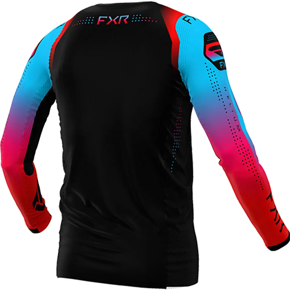 FXR Helium MX Offroad Jersey Ice Black