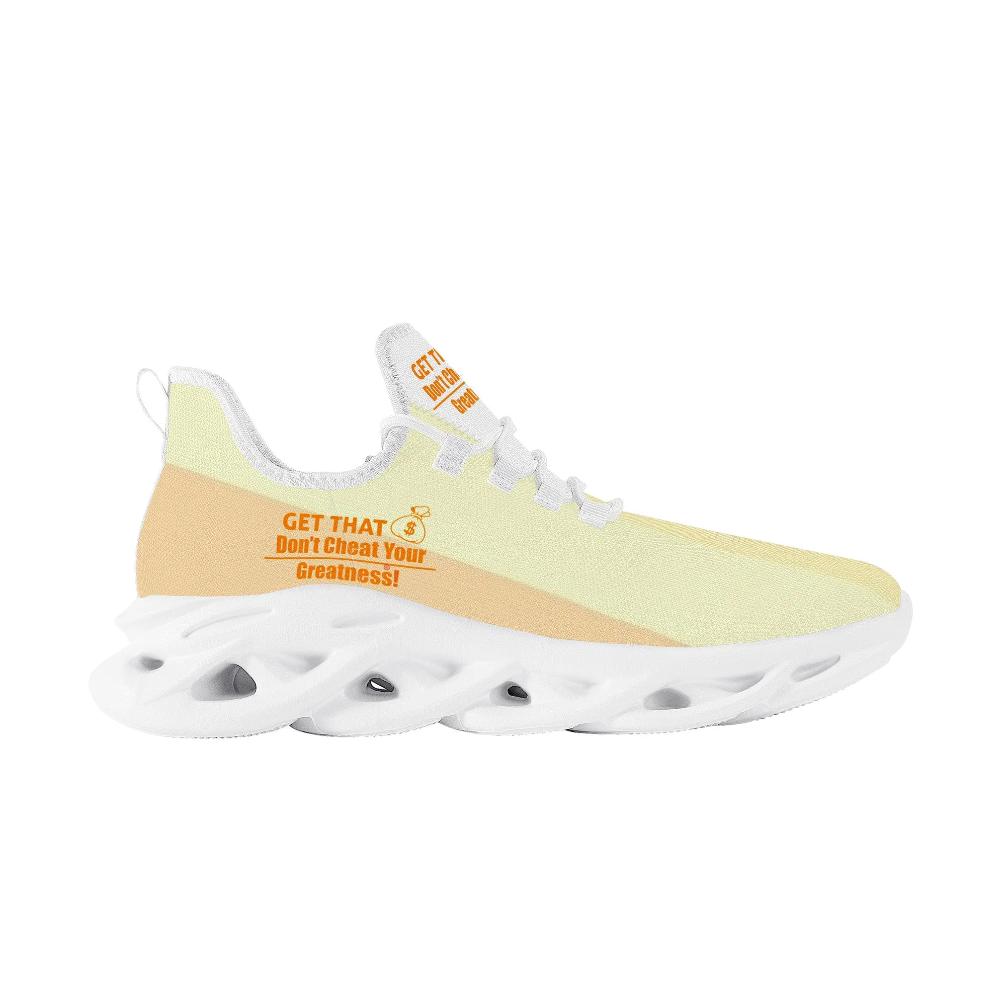 Get That Bag, Sneakers- Orange,White,,Yellow