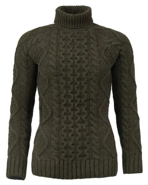 Laksen Knightsbridge Cableknit Rollneck