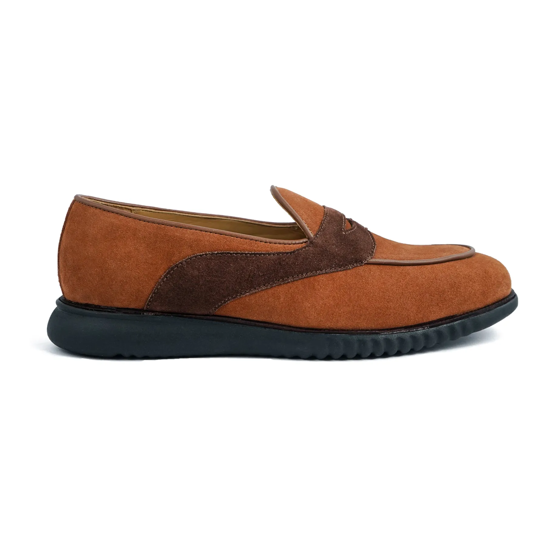 Lightweight Belgian Loafers With Saddle