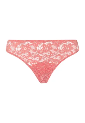 Luxury Moments Lace Thong | Porcelain Rose 71507-2309