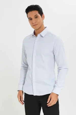 Men White Formal Shirt