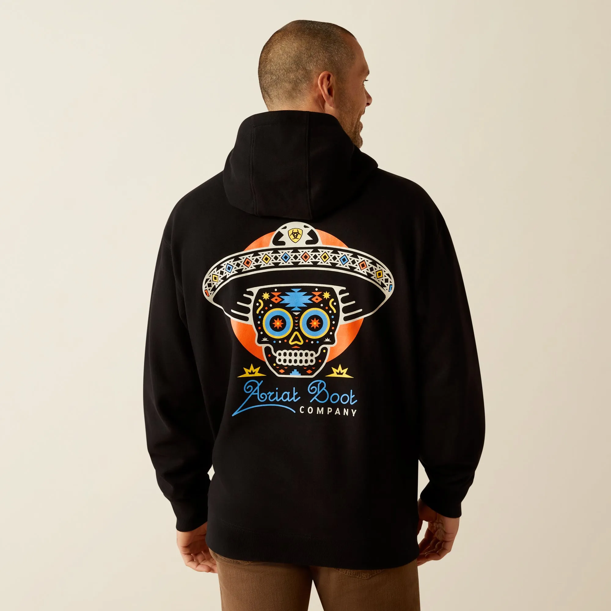 Men's Ariat Sugar Skull Hoodie #10052006