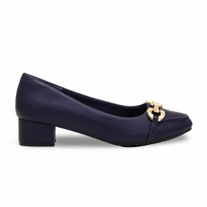 Navy Court Shoes WN7446