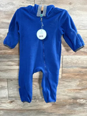 NEW Cuddle Club Blue Fleece Baby Bunting sz 6-12m