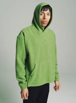 Pistachio Wool Fleece Hoodie