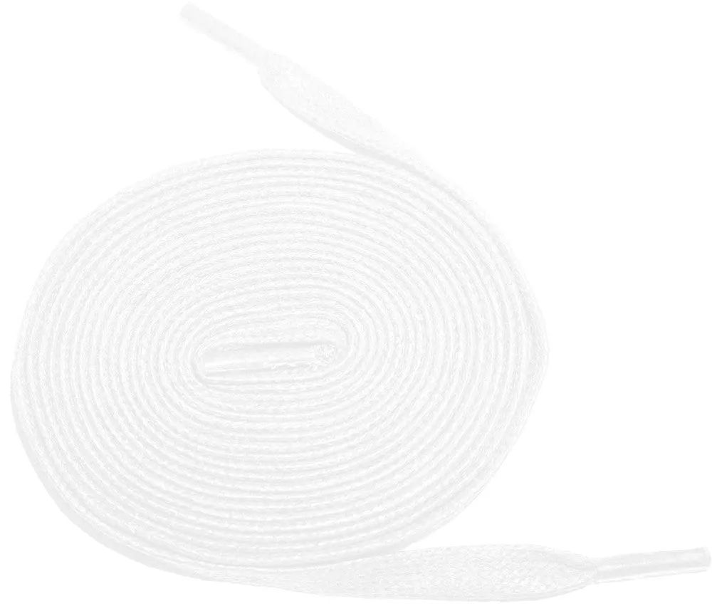 [Porcelain White] - Flat Waxed Cotton Shoelaces