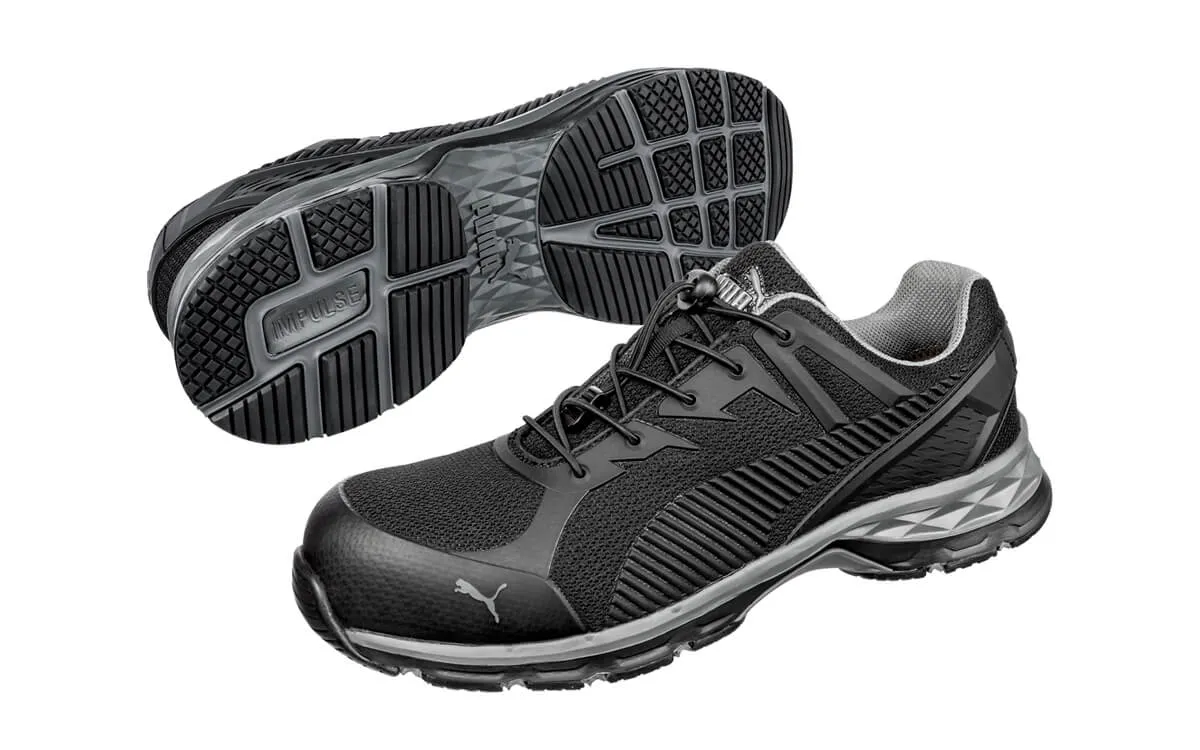 Puma Relay Black Lightweight Safety Shoes 643837