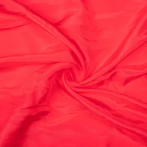 Red Upada Silk Fabric