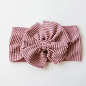 Rose Cozy Ribbed Headwrap