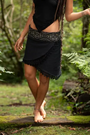 Shamanic Earth Skirt - Black