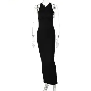 Sleeveless Backless Long Slim Fit Evening Dress for Women