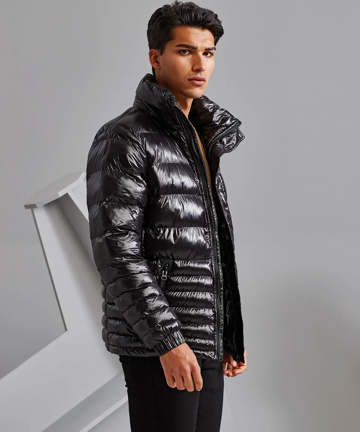 Sloper padded jacket | Black