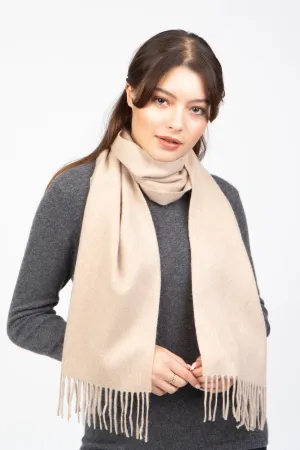 Solid Cashmere Scarf - Vicuna