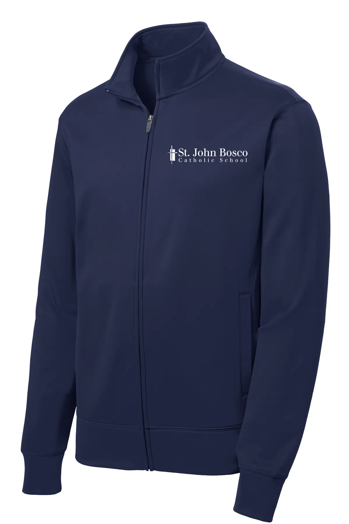 St. John Bosco Unisex Full Zip Athletic Lightweight Jacket