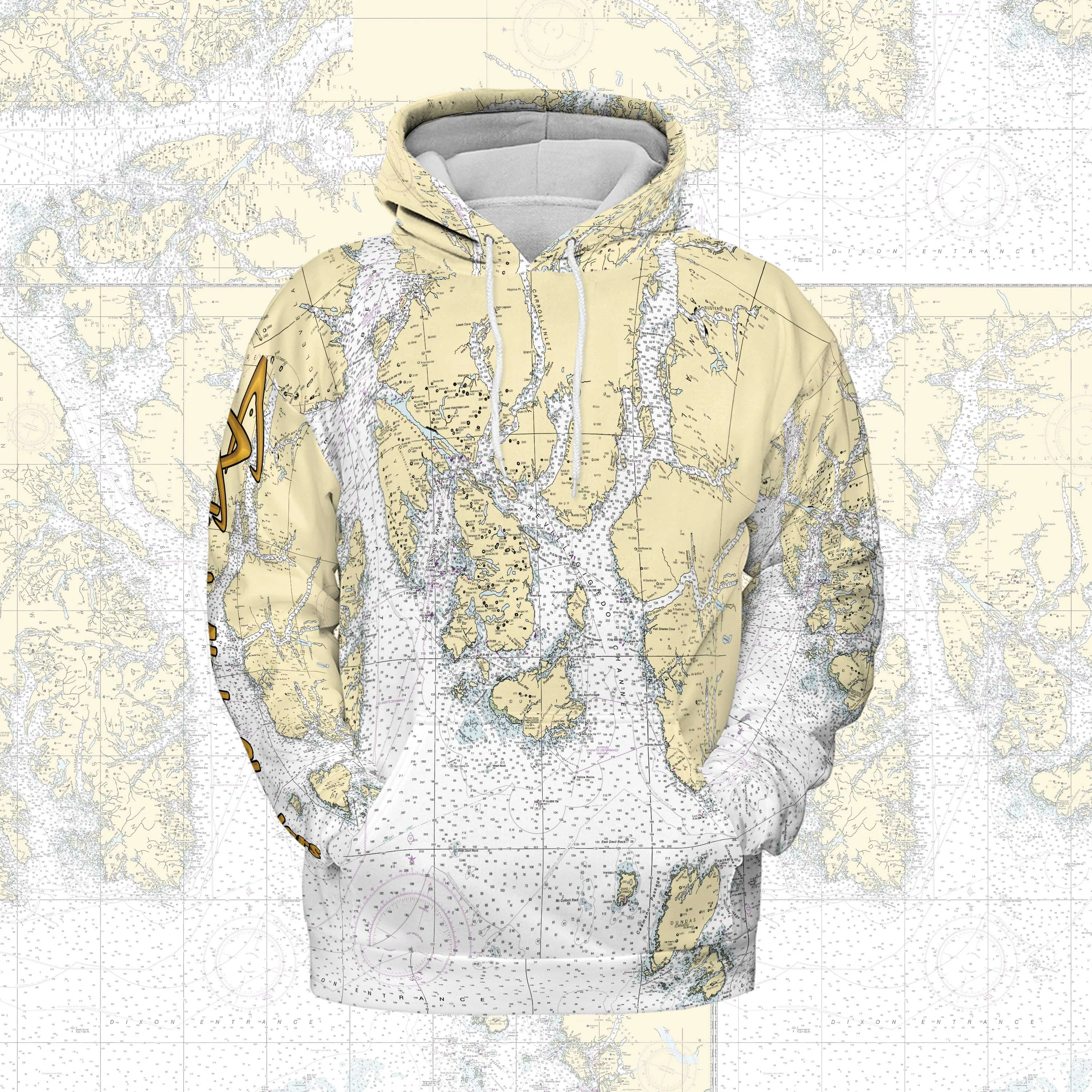 The CAC Ketchikan Navigator Lightweight Hoodie Sweatshirt