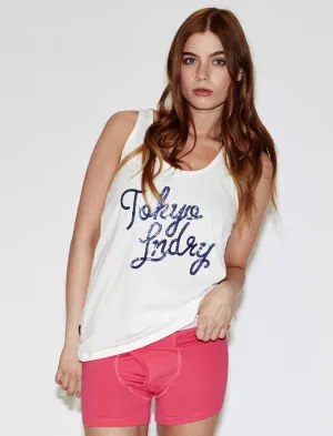 Tokyo Laundry Brynn Cream vest top