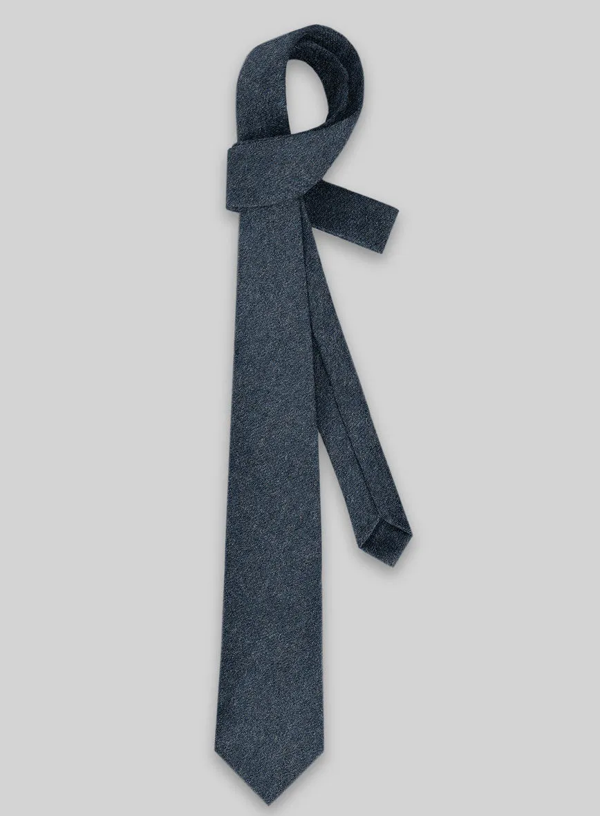 Tweed Tie - Bond Blue Tweed