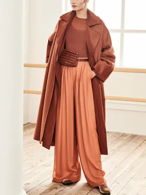 Women'S Fashion Casual Warm Lapel Long Coat